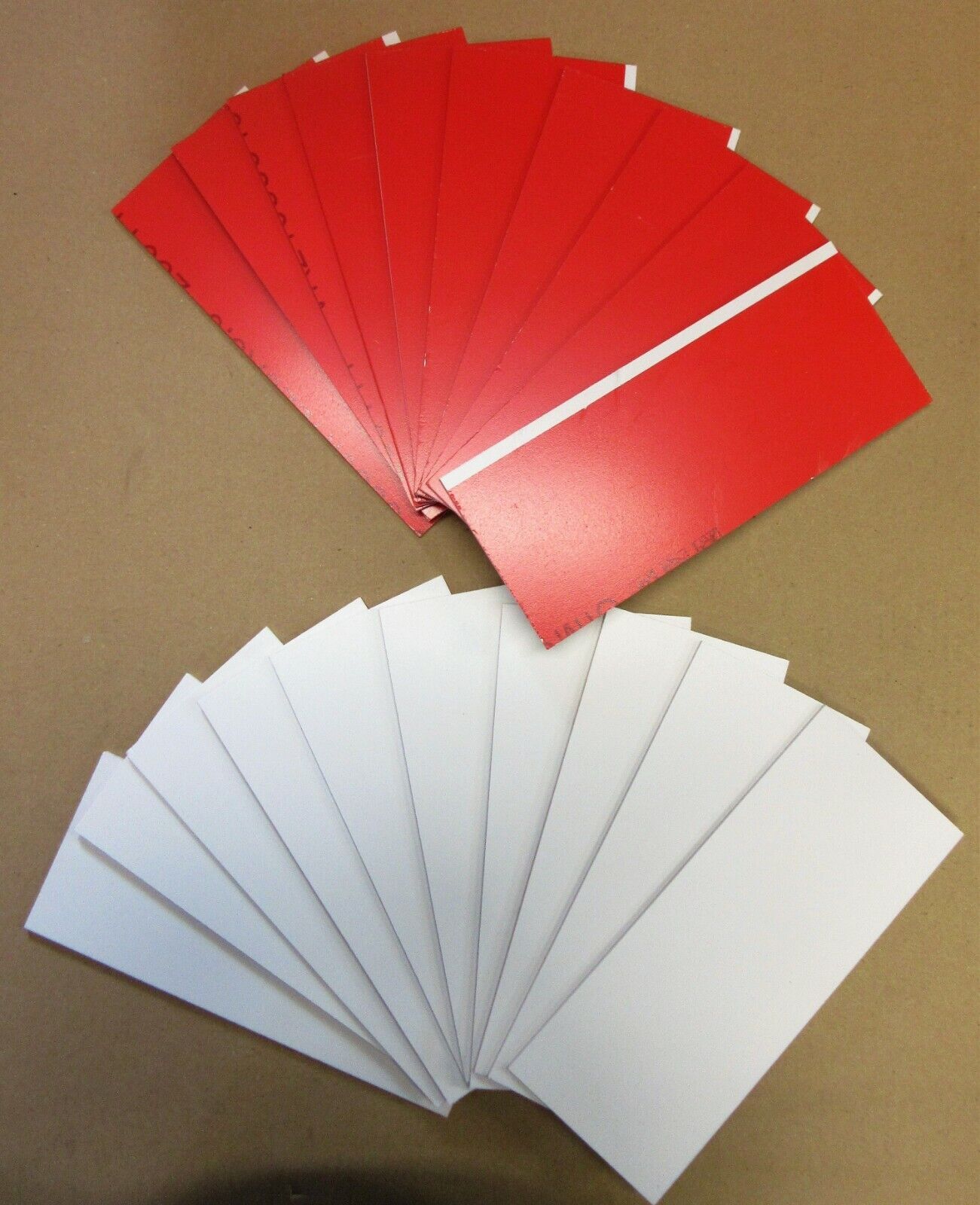 PVC Hartschaumplatten 3mm 20 Platten Reste - Kunststoff Platten 230 x 100-102mm