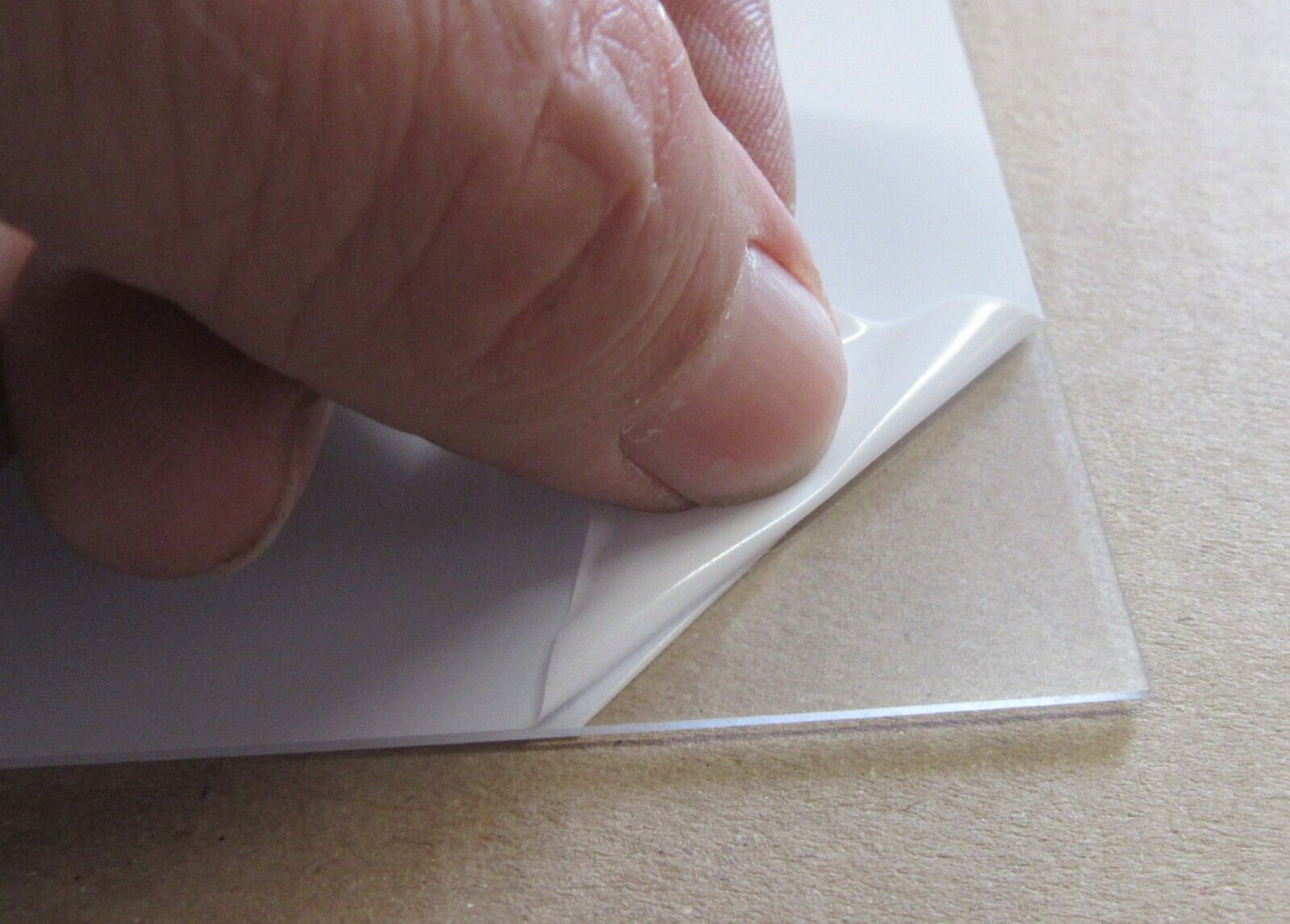 PET-G HIPEX® Folie - Platte 1mm Tiefziehmaterial 467 x 330mm Kunststoffglas AR
