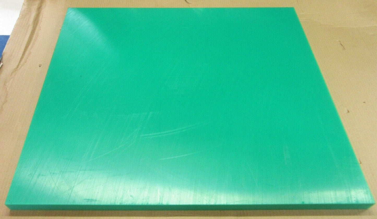 PE HD-1000 UHMW Platte 30mm Grün 600 x 500mm Grün Vollmaterial Techn. Kunststoff