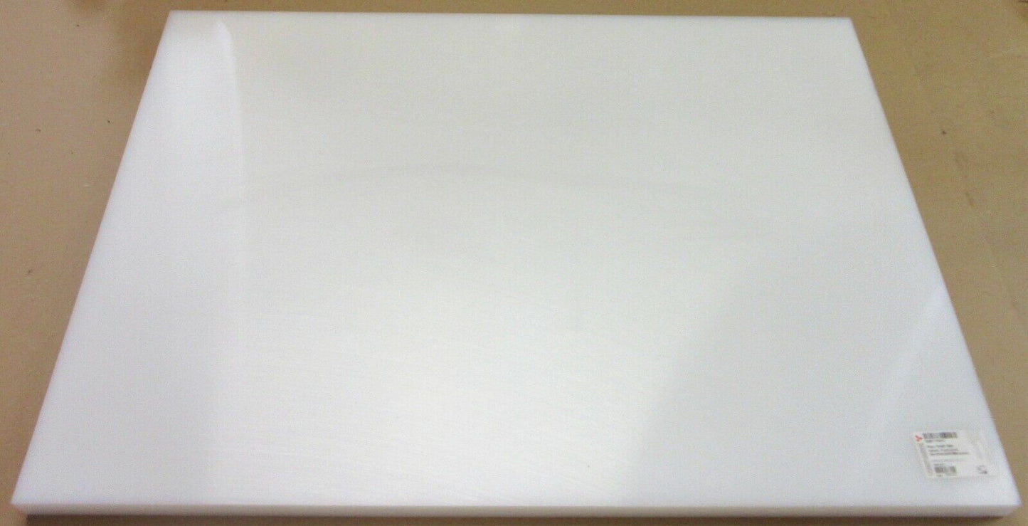 PE HD-1000 UHMW Platte 30mm 796 x 581mm Natur Vollmaterial Technischer Kunststoff