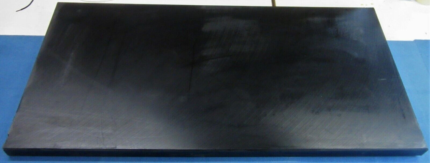 PE-HD 500 Platte 40mm Schwarz 895 x 610mm Vollmaterial Technischer Kunststoff