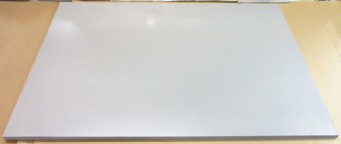 PVC-U CAW Platte 20mm Hellgrau Zuschnitt 1004 x 661mm Technischer Kunststoff
