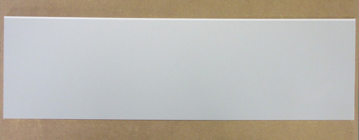 PVC Hartschaumplatte 6mm Zuschnitt hellgrau lackiert 660 x 198mm Kunststoffplatte