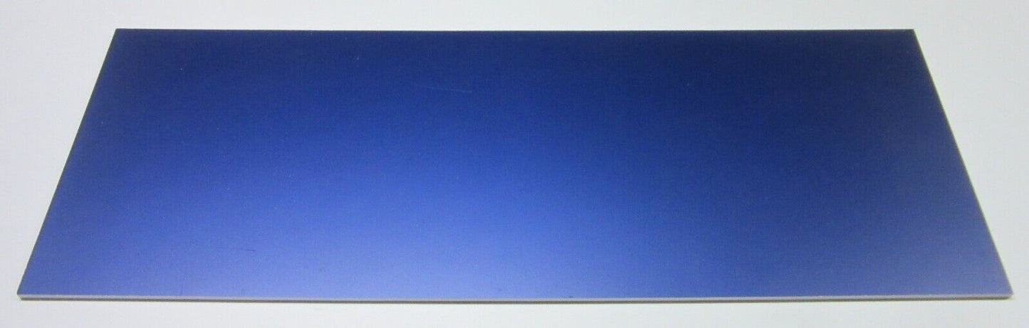 PVC Hartschaumplatte 6mm Zuschnitt Dunkelblau lackiert 689 x 250mm Kunststoffplatte