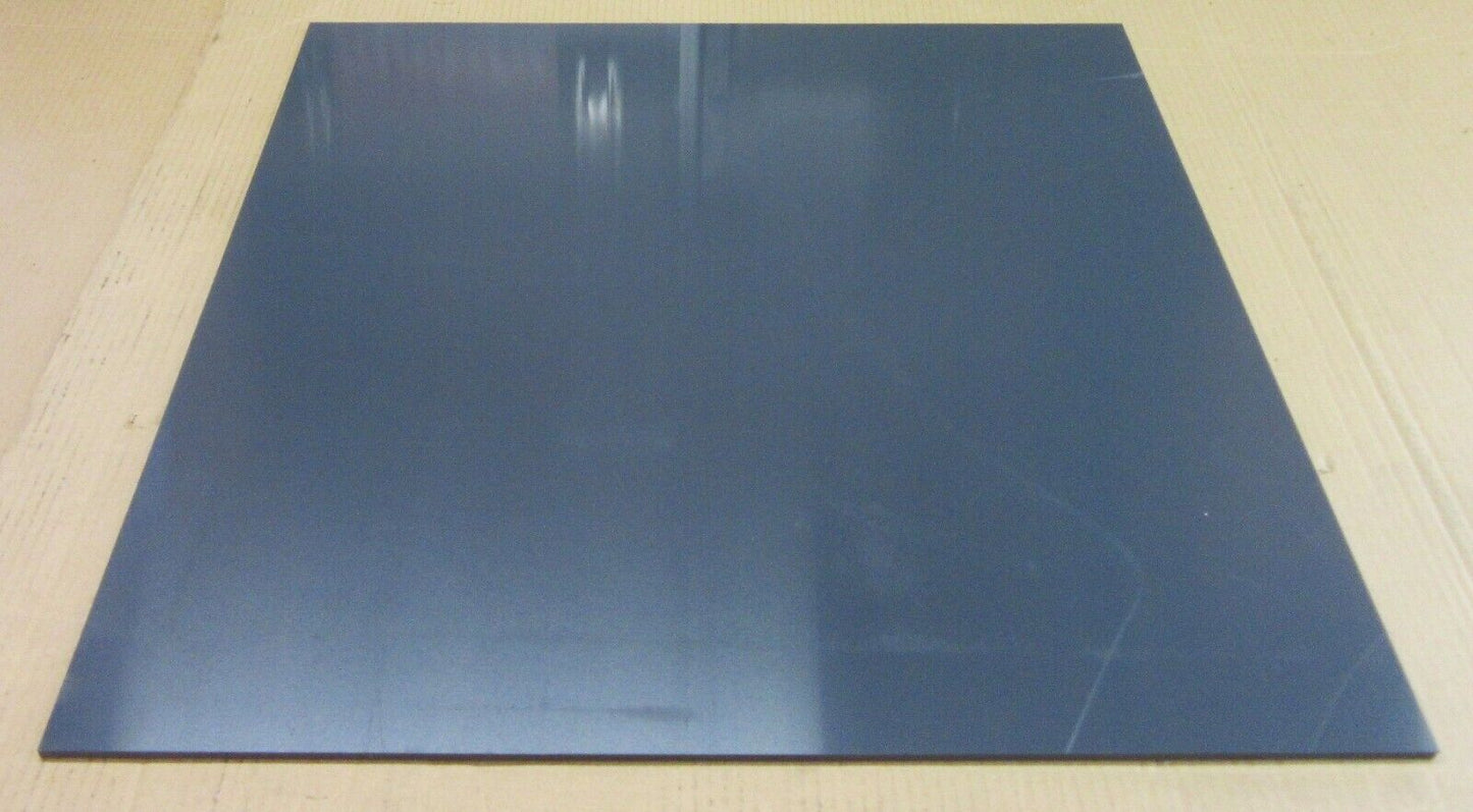 PVC-U CAW Platte 6mm Dunkelgrau Zuschnitt 500 x 477mm Technischer Kunststoff