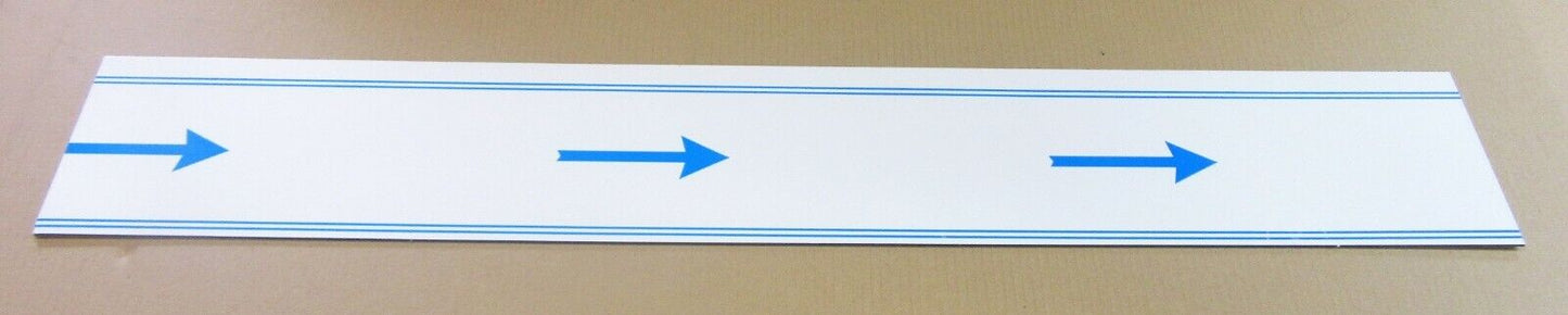 Alu-Verbundplatte 3mm weiß Zuschnitt 1037 x 161mm, Deckschicht 0,3mm DIBOND®