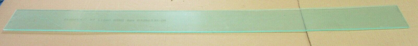 Acryl XT Platte 4mm Zuschnitt 1250 x 109mm Kunststoffglas Transparent, Acrylglas