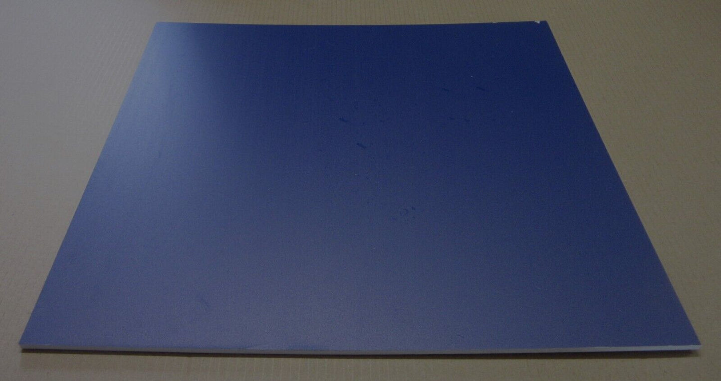 PVC Hartschaumplatte 6mm Zuschnitt Dunkelblau lackiert 463 x 400mm Kunststoffplatt