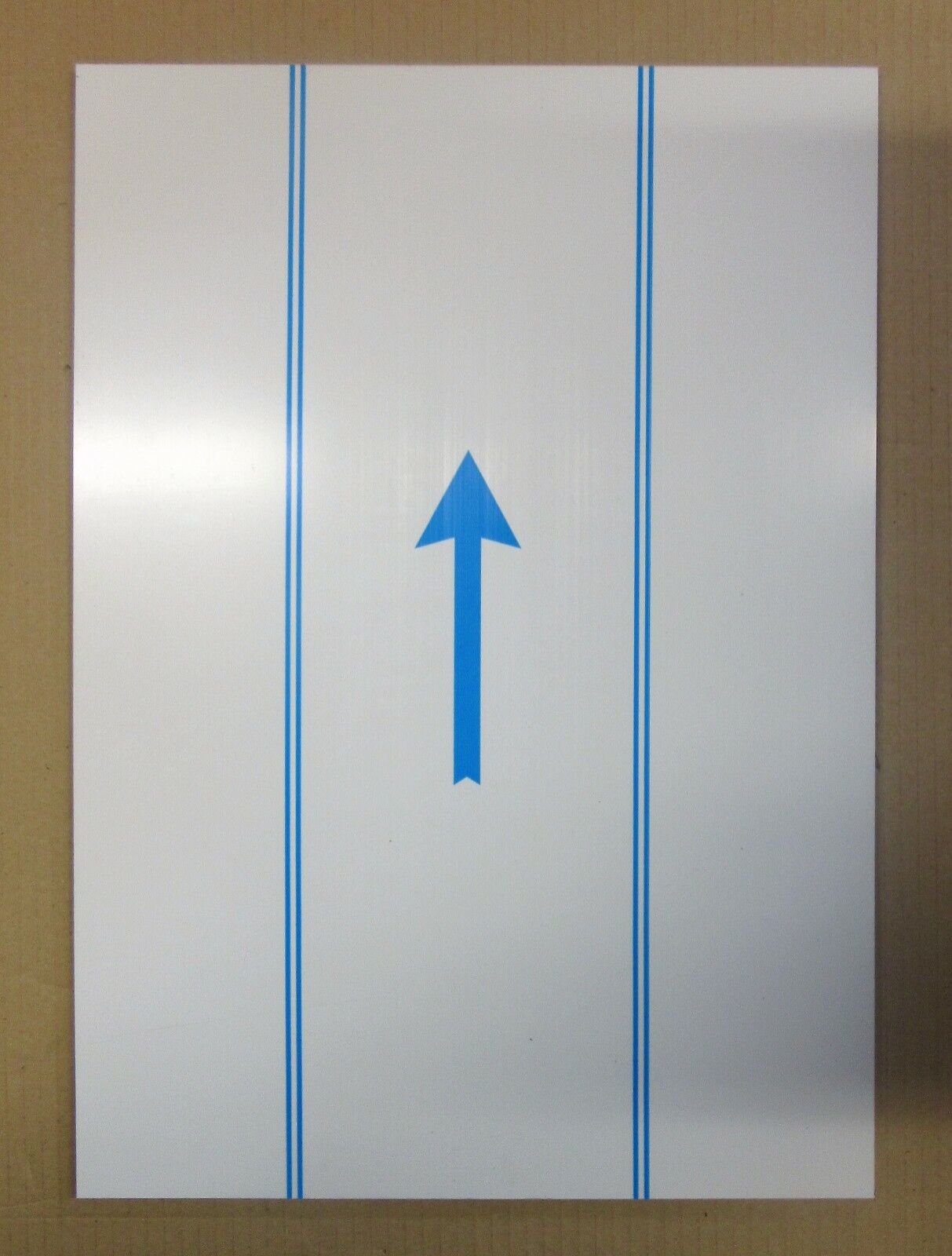 Alu-Verbundplatte 4mm weiß Zuschnitt DIN A3 420 x 297mm Werbeschild Firmenschild