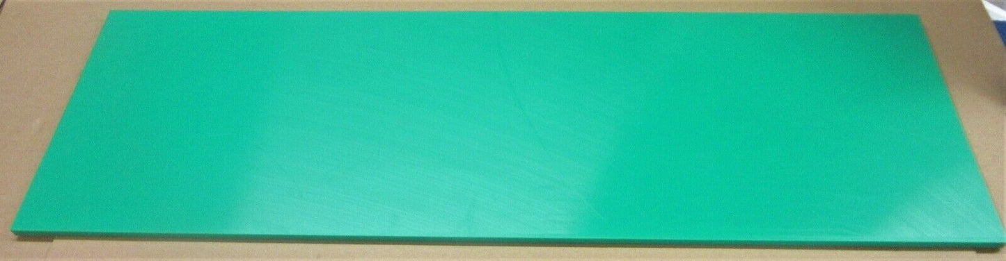 PE HD-1000 UHMW Platte 15mm 1259 x 391mm Grün Vollmaterial Techn. Kunststoff