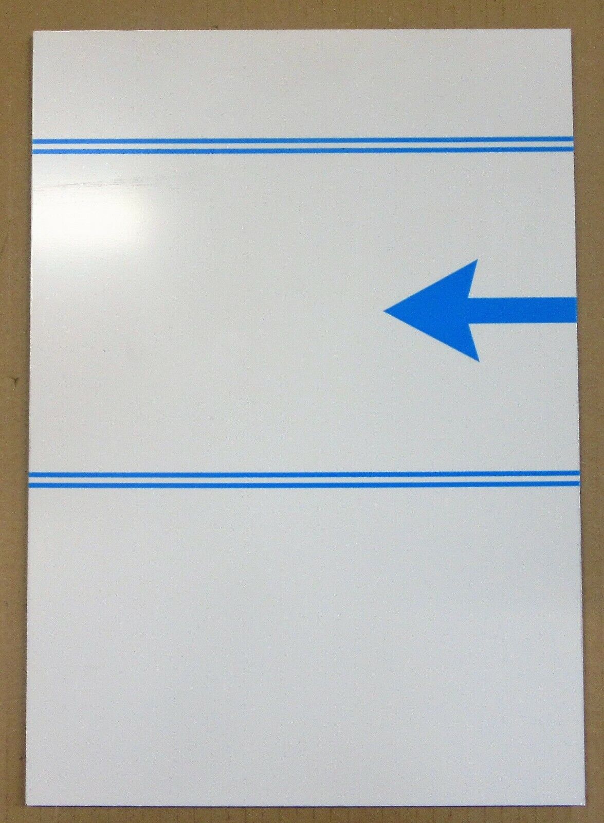Alu-Verbundplatte 4mm weiß Zuschnitt DIN A4 297 x 210mm Werbeschild Firmenschild