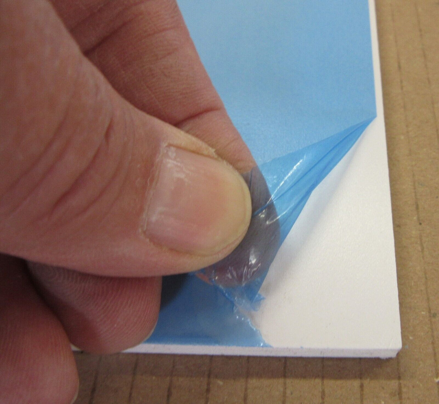 PVC Hartschaumplatte 6mm Zuschnitt weiß 685 x 648mm - Kunststoff Platte