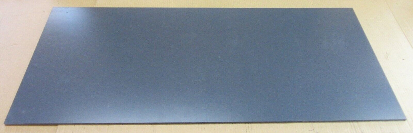 PVC-U CAW Platte 8mm Dunkelgrau Zuschnitt 770 x 477mm Technischer Kunststoff