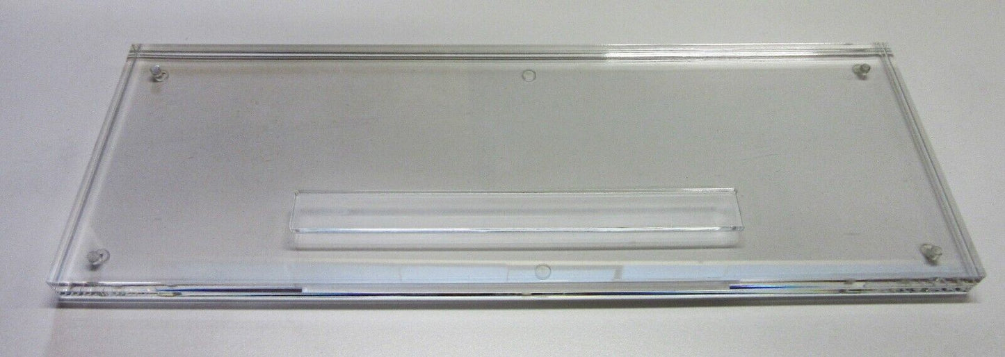Acryl Bilderrahmen mit Magnet, Beschriftungsfeld, Thekenauflage, Werbeschild,