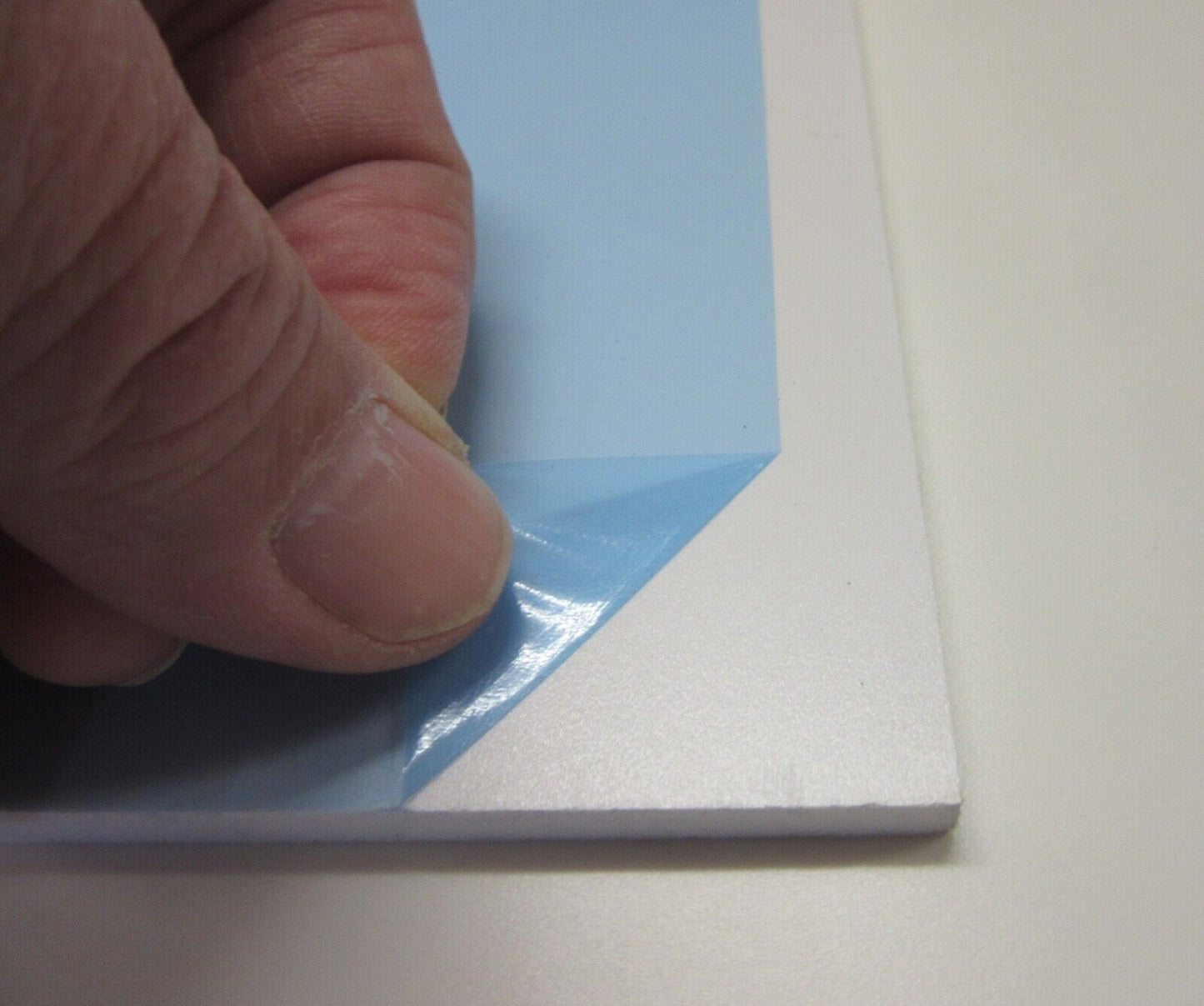 PVC Hartschaumplatte 6mm Zuschnitt weiß 460 x 335mm - Kunststoff Platte