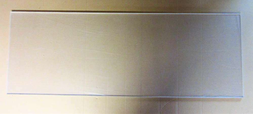 Acryl XT Platte 10mm Zuschnitt 1016 x 360mm - Kunststoffglas - Acrylglas - klar