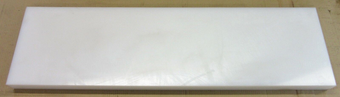 PE HD-1000 UHMW Platte 50mm 1053 x 296mm Natur Vollmaterial Techn. Kunststoff
