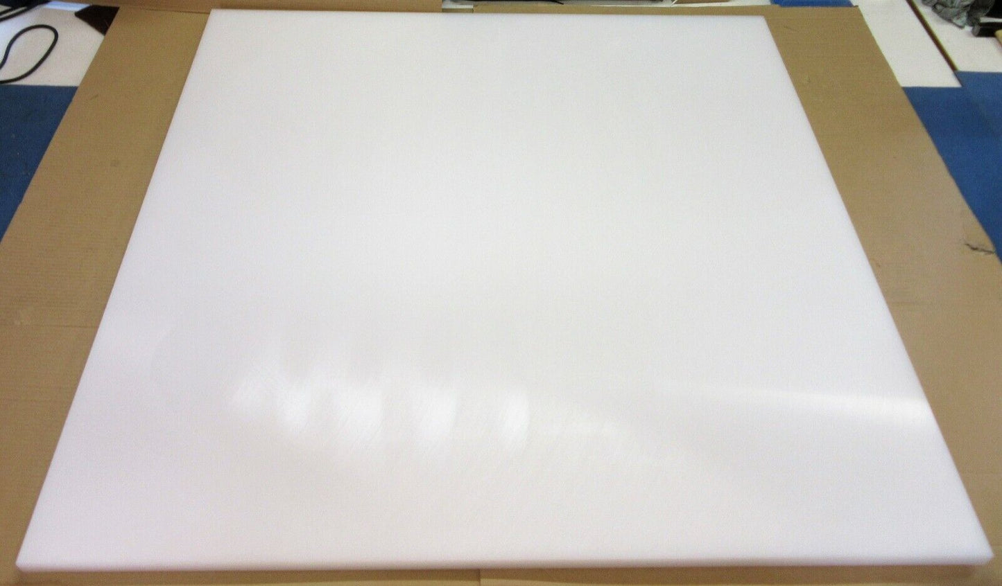 PE HD-1000 UHMW Platte 25mm Natur 1053 x 1020mm Vollmaterial Techn. Kunststoff