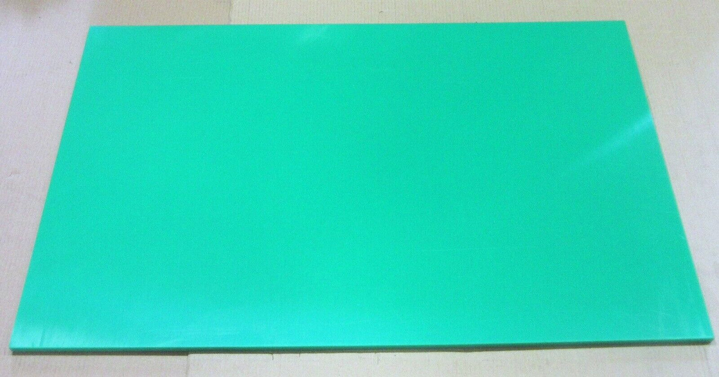 PE HD-1000 UHMW Platte 8mm 688 x 498mm Grün Vollmaterial Technischer Kunststoff