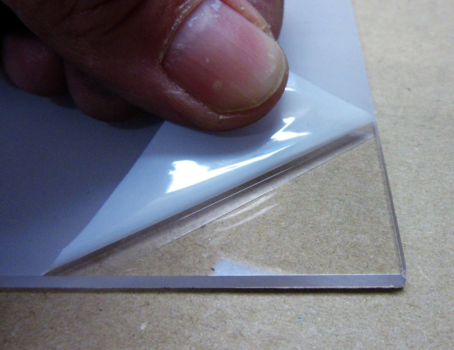 PET-G Lumex® Platte 3mm Zuschnitt 650 x 612mm Kunststoffglas transparent