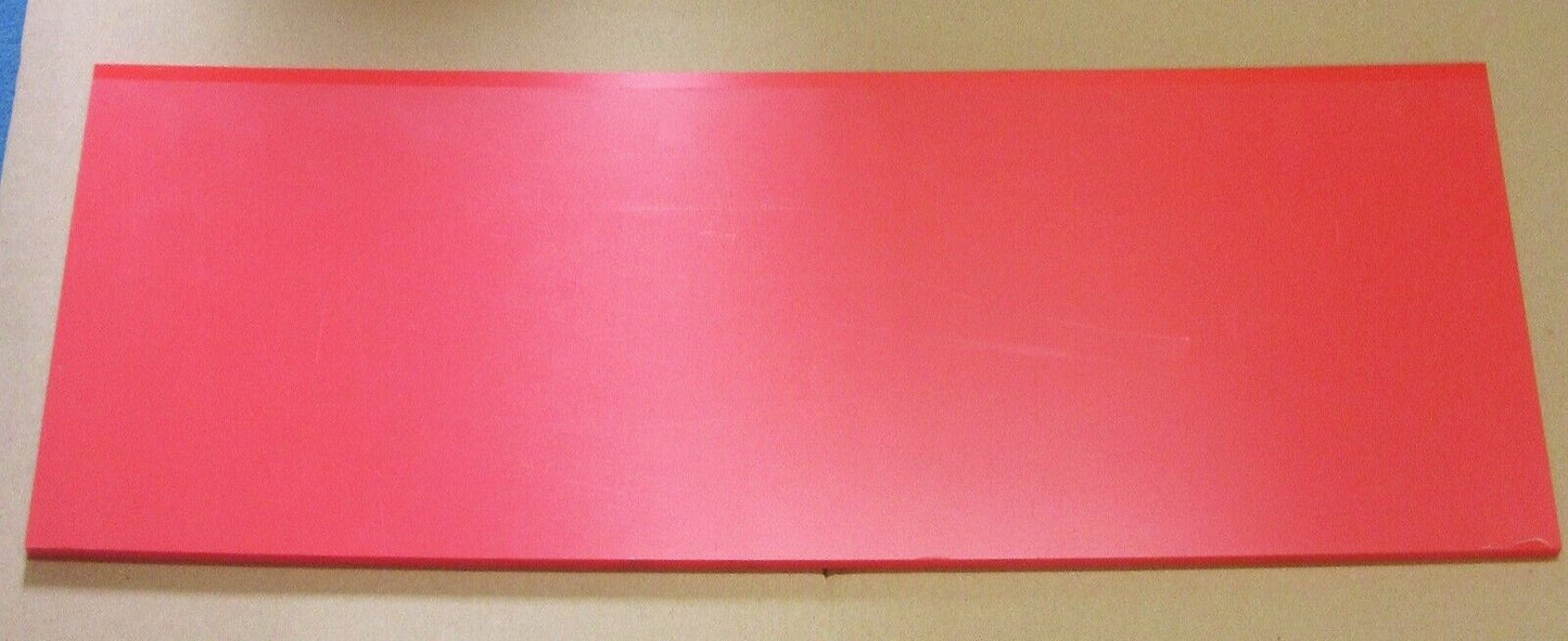 PVC Hartschaumplatte 6mm Zuschnitt rot 358 x 175mm - Simopor S Kunststoff Platte