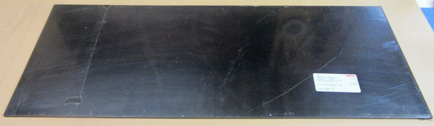 PVC-CAW Platte 6mm Schwarz Zuschnitt 1002 x 399mm Technischer Kunststoff