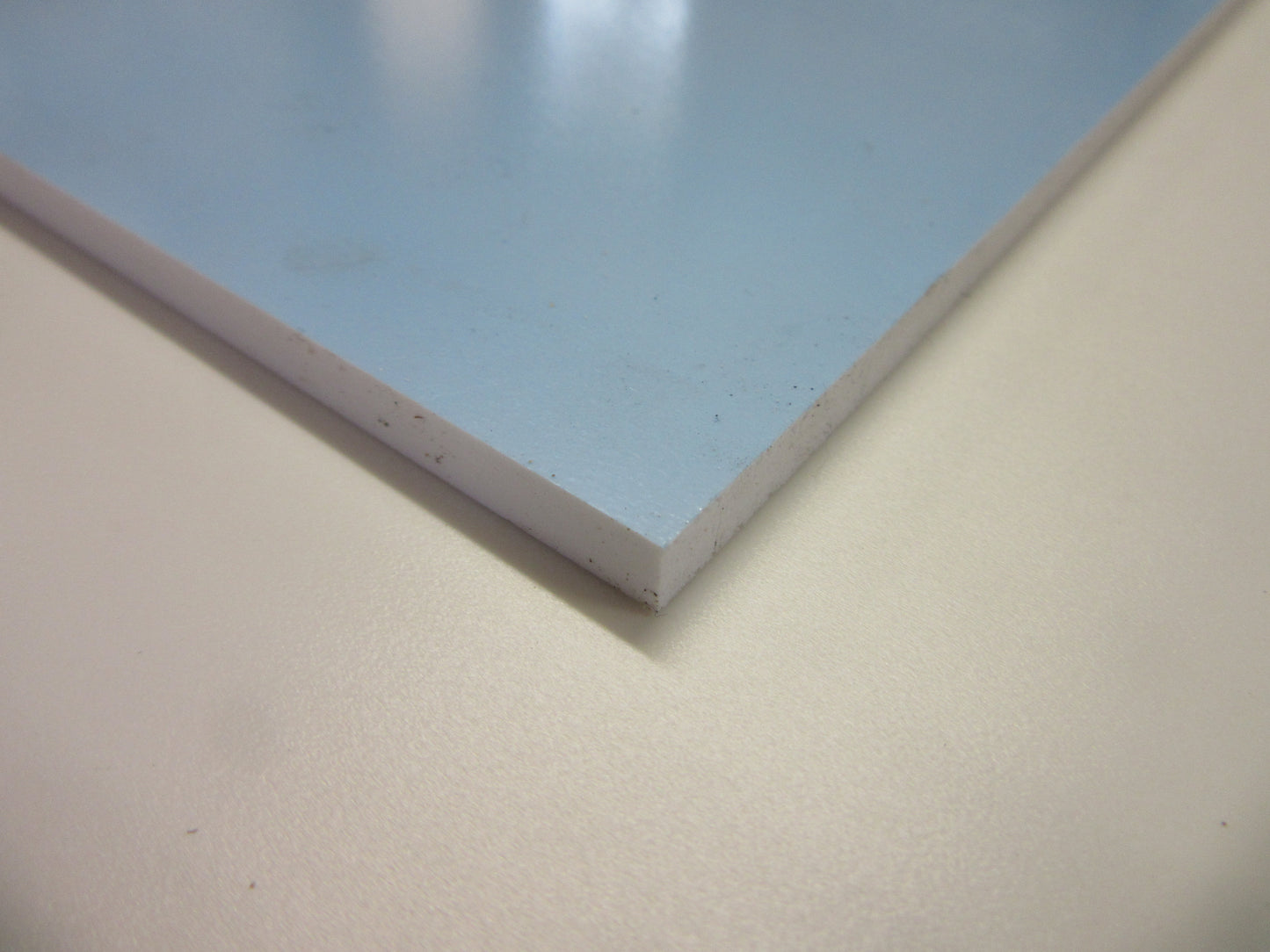 PVC Hartschaumplatte 6mm Zuschnitt weiß 460 x 335mm - Kunststoff Platte