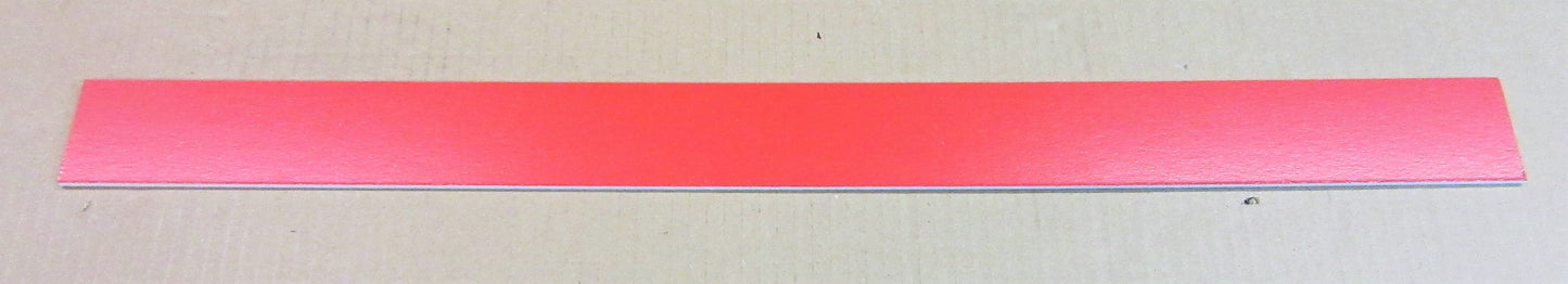 PVC Hartschaumplatte 3mm Streifen weiß 548 x 45mm - Kunststoff Platte SIMOPOR S