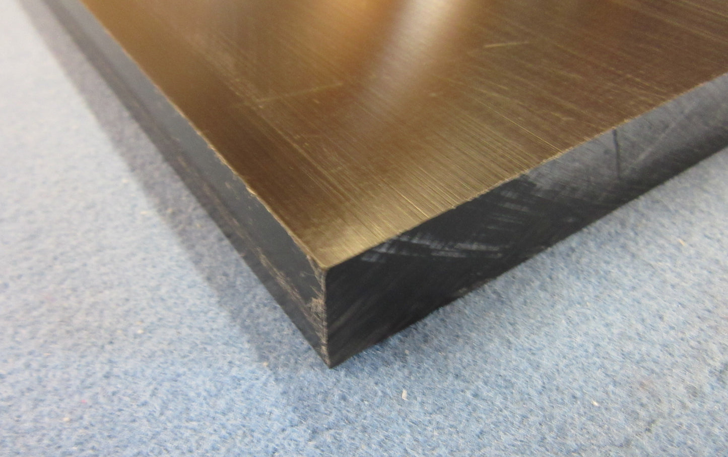 PET Tecapet Platte 20mm 569 x 273mm Schwarz Vollmaterial Technischer Kunststoff