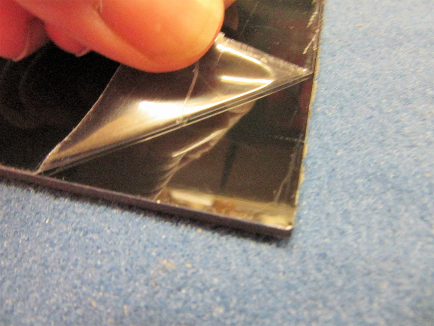 Alu-Verbundplatte 3mm Zuschnitt 650 x 55mm Deckschicht 0,3mm in Schwarz glänzend