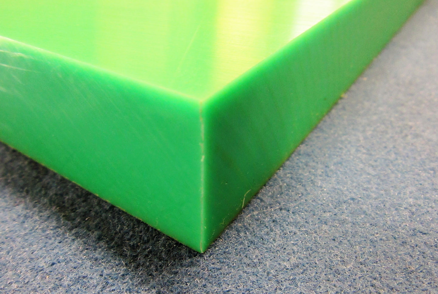 PE HD-1000 UHMW Platte 30mm Grün 600 x 500mm Grün Vollmaterial Techn. Kunststoff