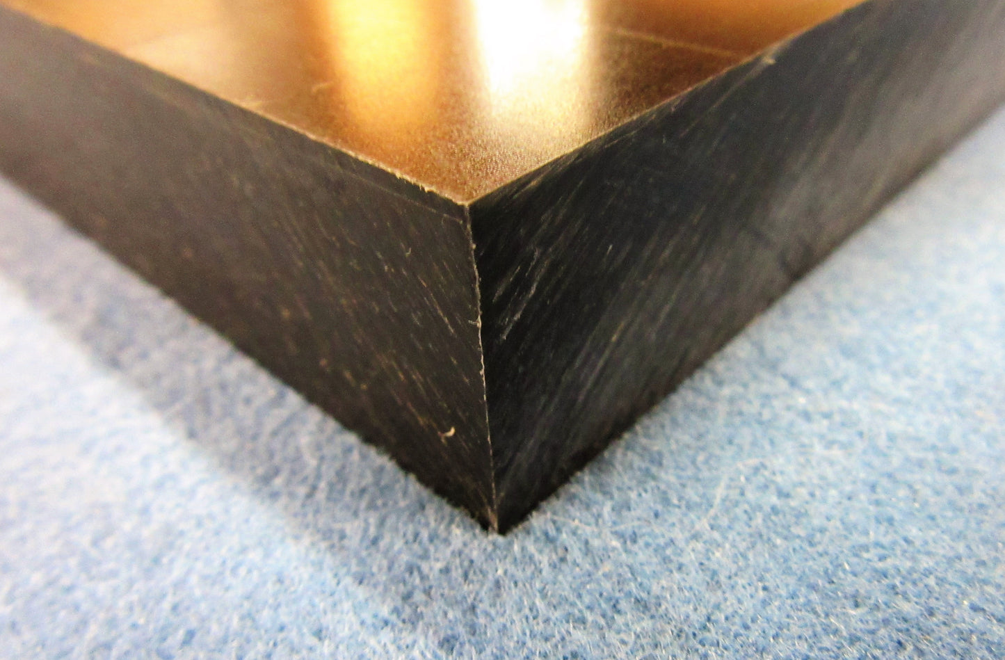 POM-C-Platte 25mm Schwarz Zuschnitt 822 x 395mm Vollmaterial Techn. Kunststoff