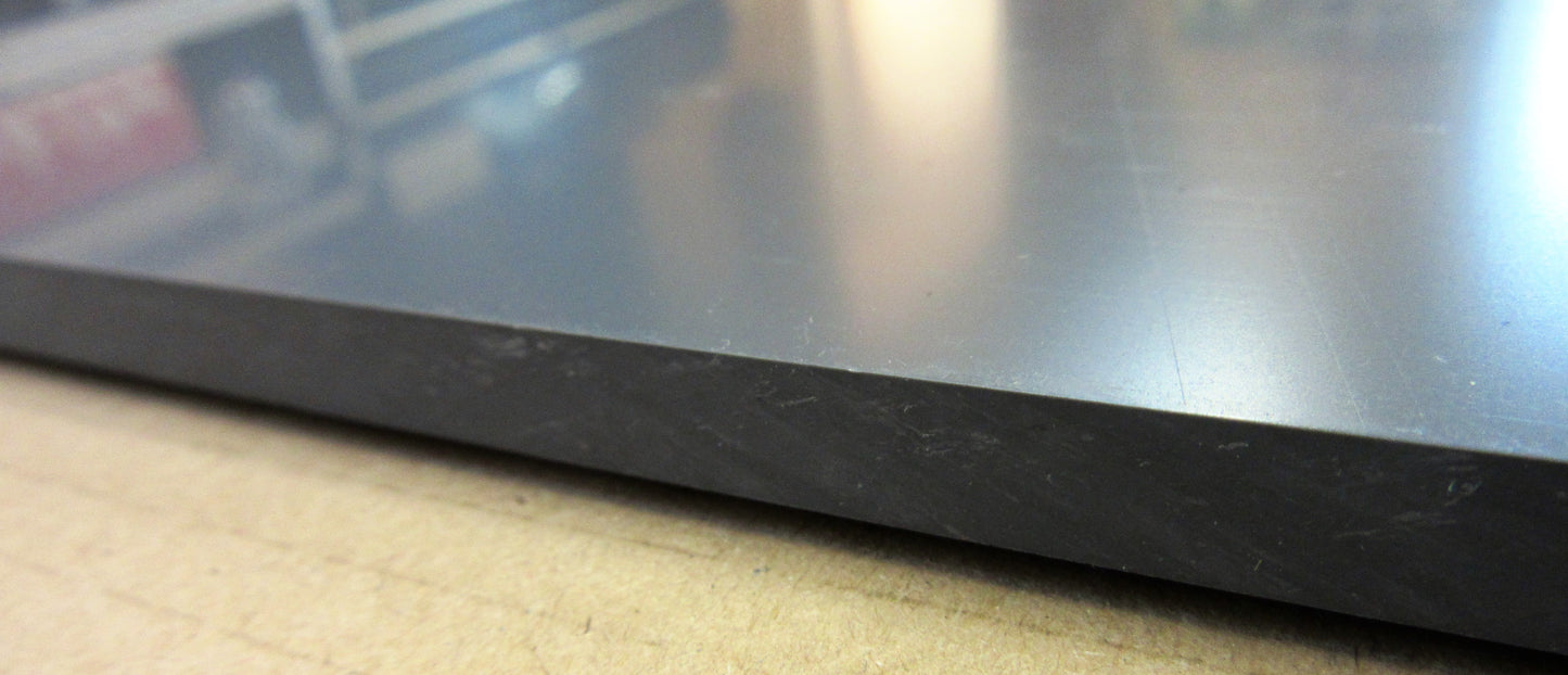 PVC-U CAW Platte 8mm Dunkelgrau Zuschnitt 770 x 477mm Technischer Kunststoff