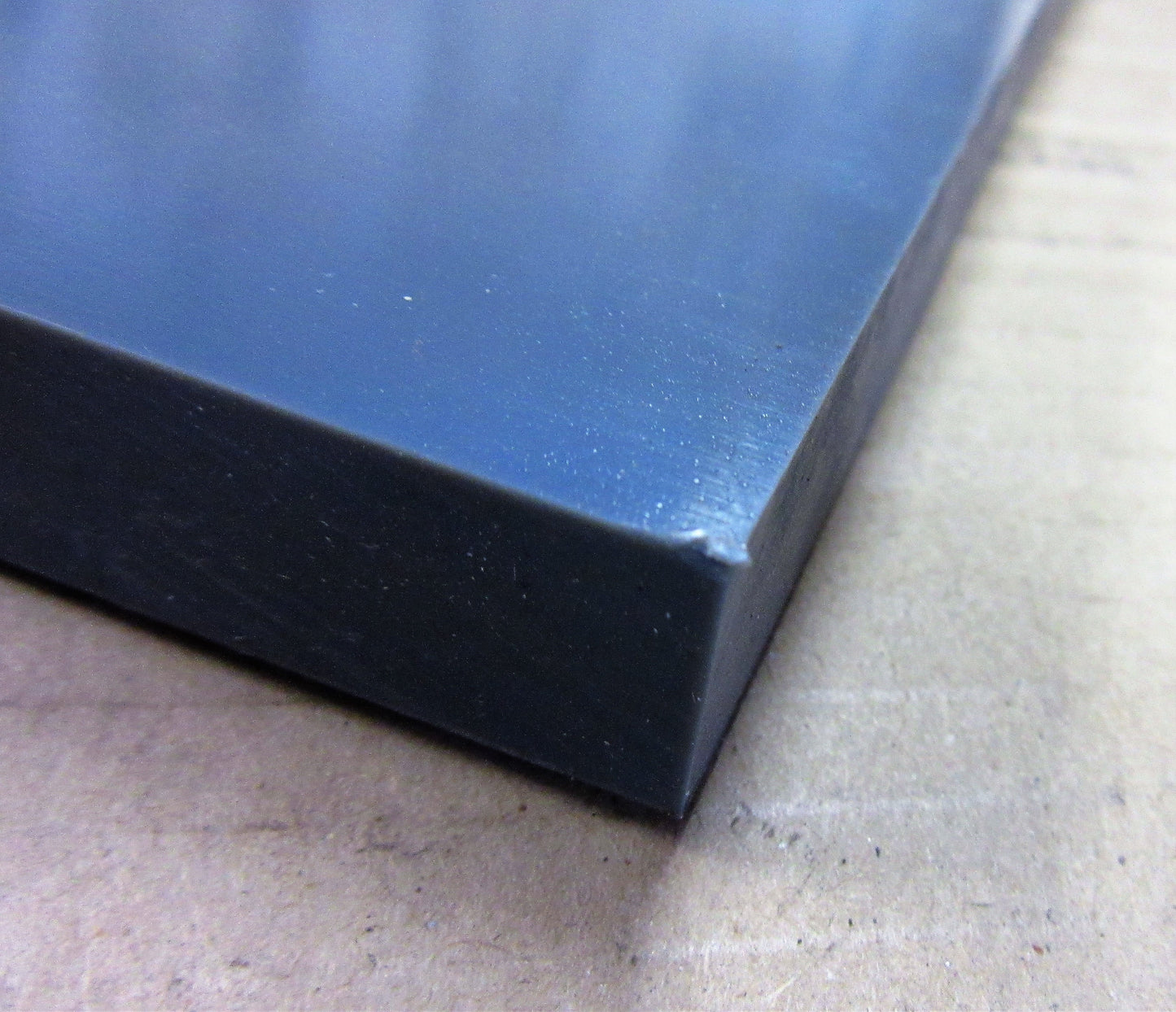 PVC-U CAW Platte 15mm Dunkelgrau Zuschnitt 798 x 517mm Technischer Kunststoff