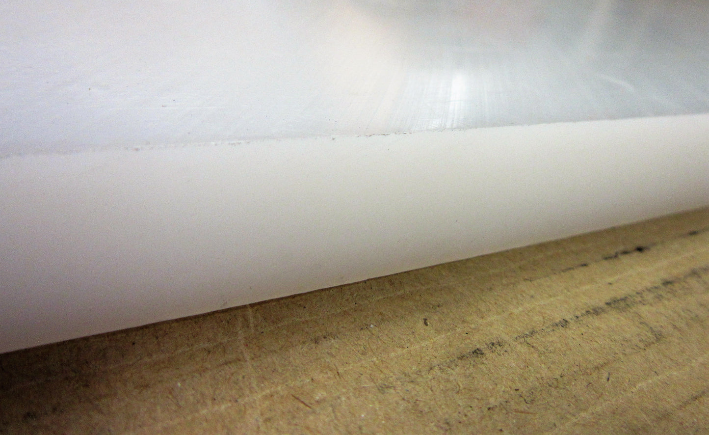 PE HD-1000 UHMW Platte 15mm Natur 1012 x 670mm Vollmaterial Techn. Kunststoff