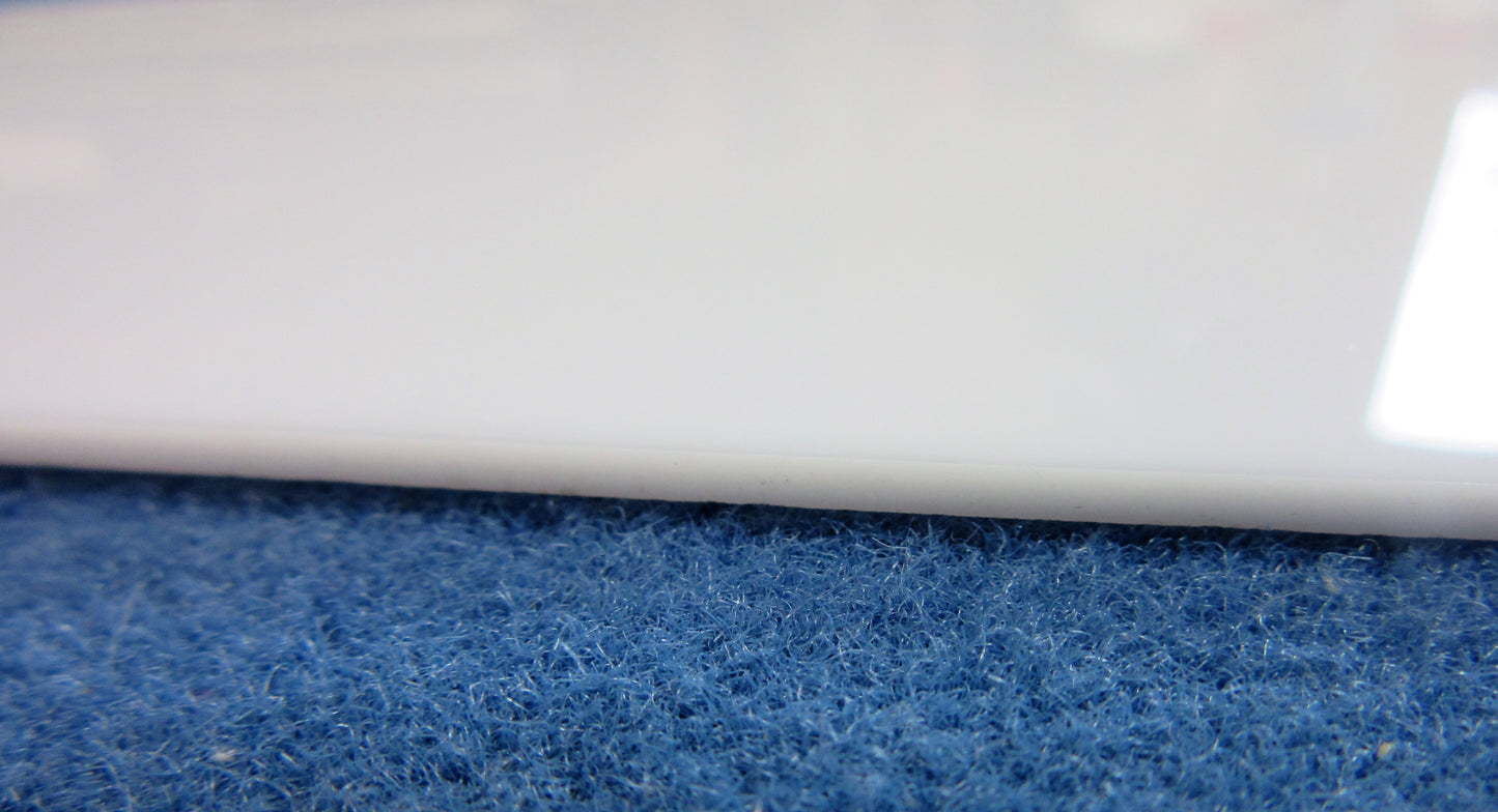 Acryl XT-Platte 2mm Zuschnitt 512 x 69mm Kunststoffglas weiß opak 004 Acrylglas