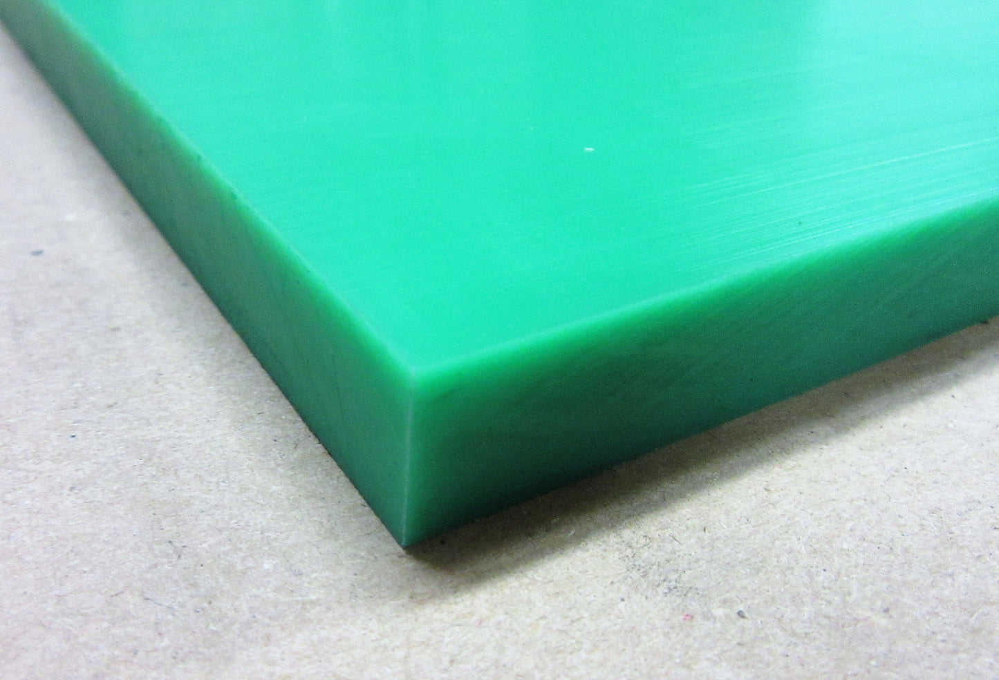 PE HD-1000 UHMW Platte 15mm 1259 x 391mm Grün Vollmaterial Techn. Kunststoff