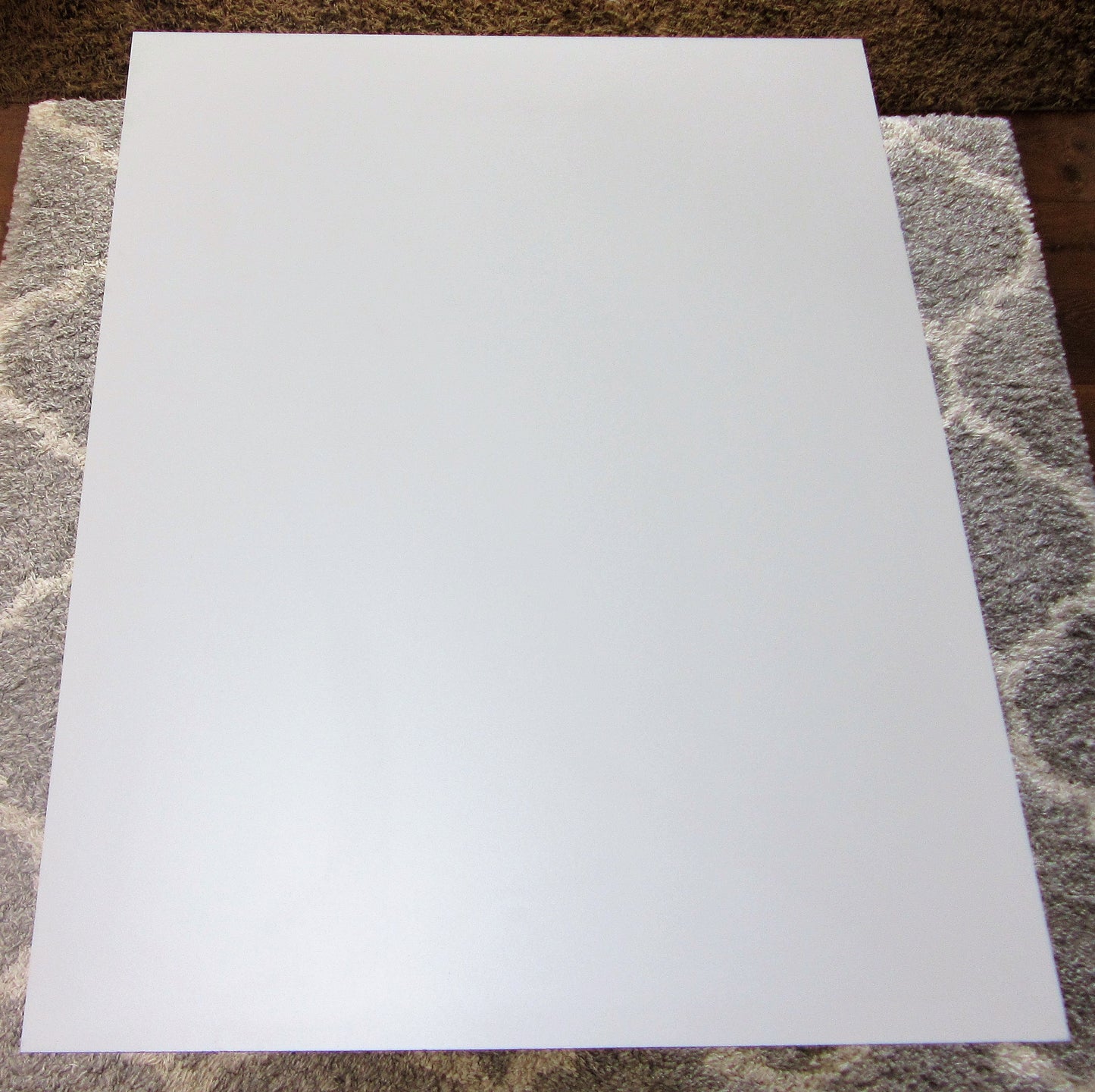 HPL Platte Tischplatte 8mm Silver Grey beidseitig 926 x 537mm TRESPA® Meteon®