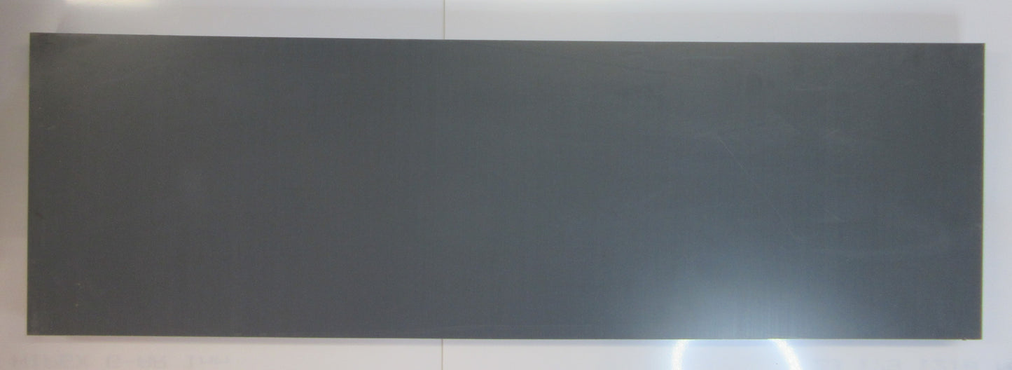 PVC-U CAW Platte 40mm Dunkelgrau Zuschnitt 878 x 275mm Technischer Kunststoff