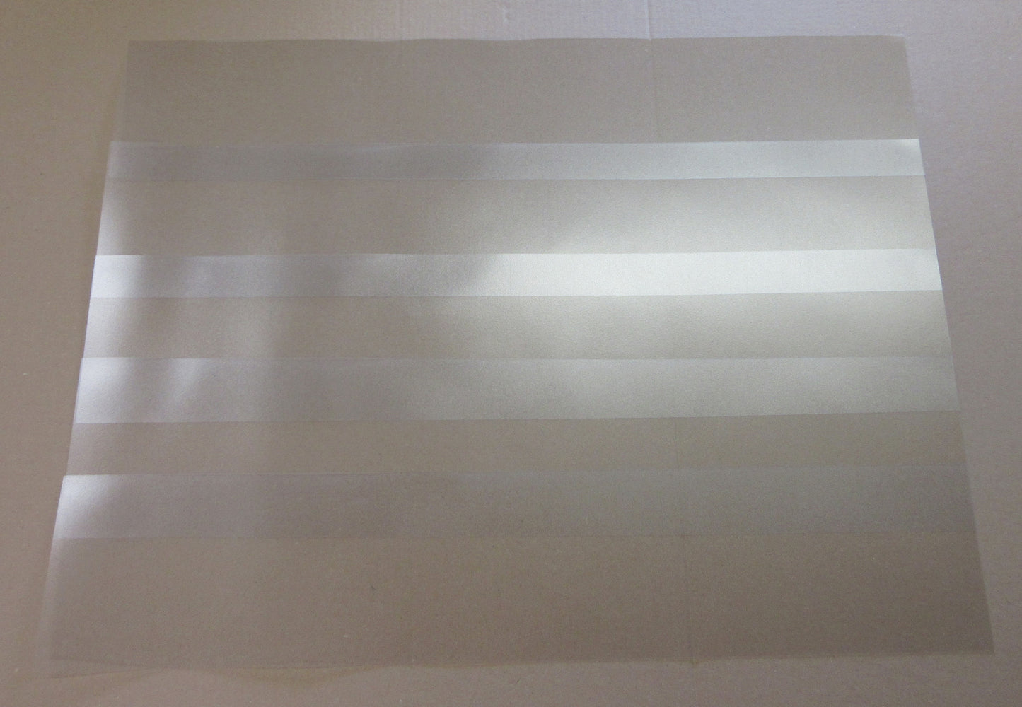 5 x PET-A Lumex® Folie Platte 0,3 mm 700 x 138mm farblos AR Transparent Antireflex