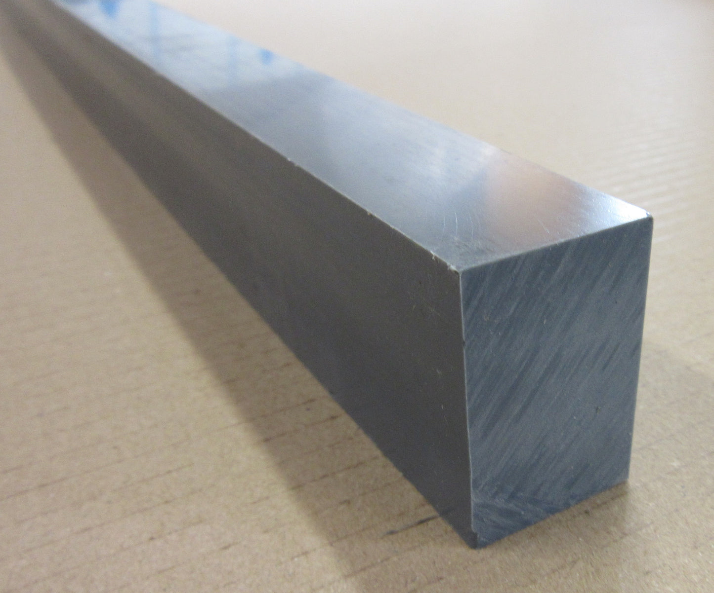 PVC-U CAW Platte Streifen 40mm Dunkelgrau Zuschnitt 749 x 27mm Technischer Kunststoff