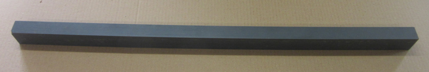 PVC-U CAW Platte Streifen 40mm Dunkelgrau Zuschnitt 726 x 26mm Technischer Kunststoff
