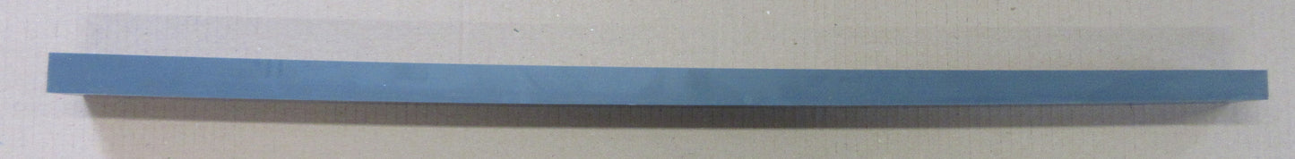 PVC-U CAW Platte Streifen Keil 40mm Dunkelgrau Zuschnitt 743 x 25/17mm Technischer Kunststoff