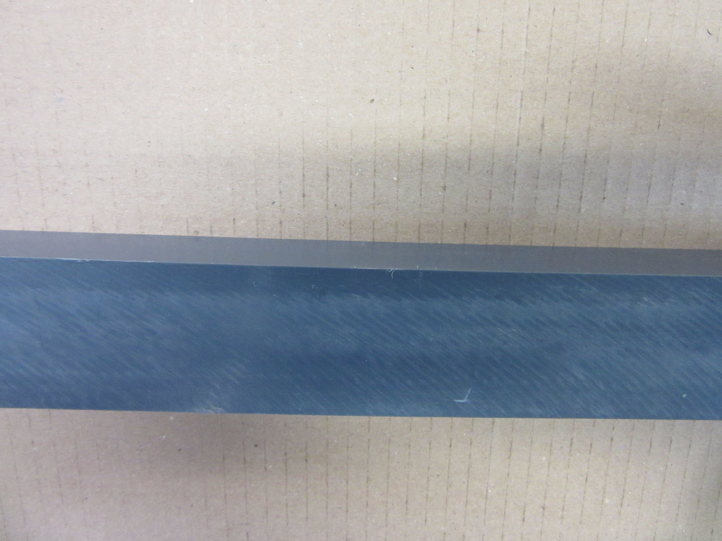 PVC-U CAW Platte Streifen 40mm Dunkelgrau Zuschnitt 944 x 25mm Technischer Kunststoff