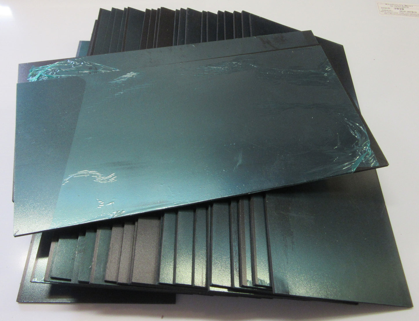 PVC Hartschaumplatten 3mm Schwarz ca. 1,5 kg - Kunststoff Platten