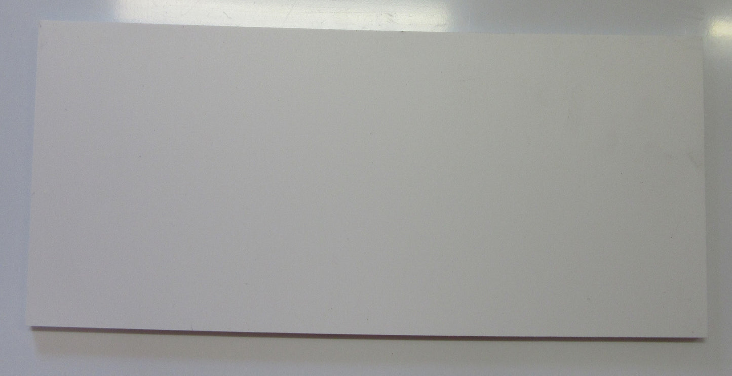 PVC Hartschaumplatte 8mm Zuschnitt weiß 400 x 245 mm - Simopor S Kunststoff Platte
