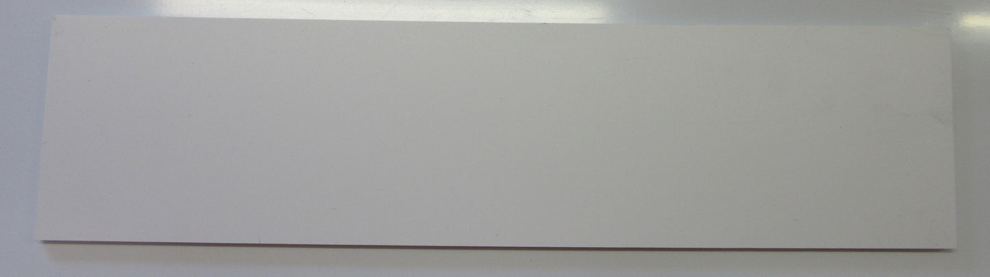 PVC Hartschaumplatte 8mm Zuschnitt weiß 669 x 174 mm - Simopor S Kunststoff Platte
