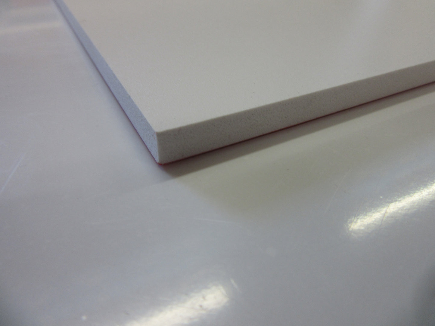 PVC Hartschaumplatte 8mm Zuschnitt weiß 400 x 245 mm - Simopor S Kunststoff Platte