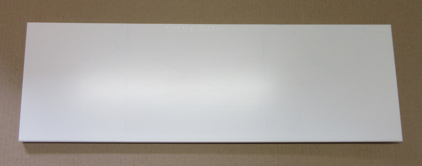 PVC Integralschaumplatte 10mm Zuschnitt weiß 580 x 185 mm - Kunststoff Platte