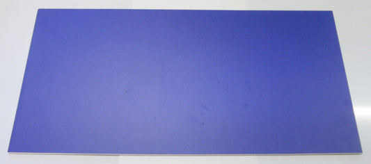 PVC Hartschaumplatte 6mm Zuschnitt Dunkelblau lackiert 688 x 337mm Kunststoffplatte